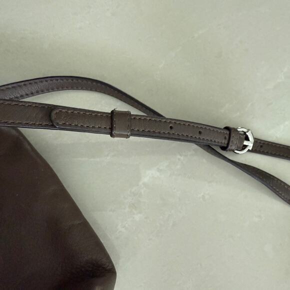 Sequoia Harmony Crossbody Purse - Soft Brown Leather, Zip Top - Picture 4 of 10